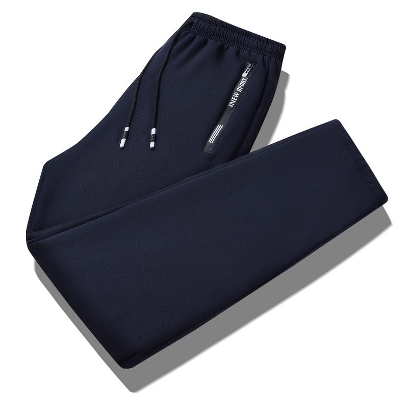 啄木鸟男士羊羔绒休闲裤冬季运动加绒加厚直筒运动裤防风防水棉士高清大图