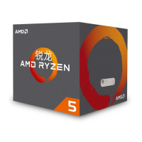 AMD 锐龙 5 2600 处理器 6核12线程 AM4 接口 3.4GHz 盒装