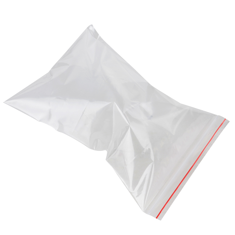 得力(deli)3027自封袋100个/包2包装 240*170mm0.04mmPE塑料袋 8号资加厚型资料袋收纳包装袋高清大图