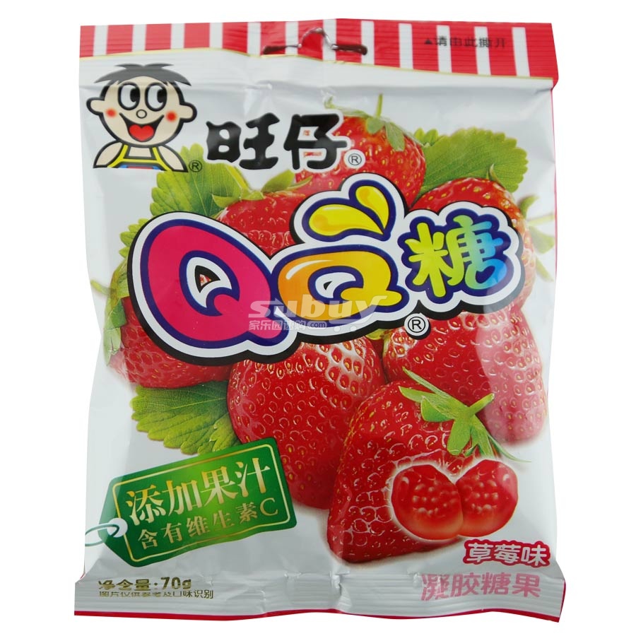 70g旺仔qq糖(草莓)