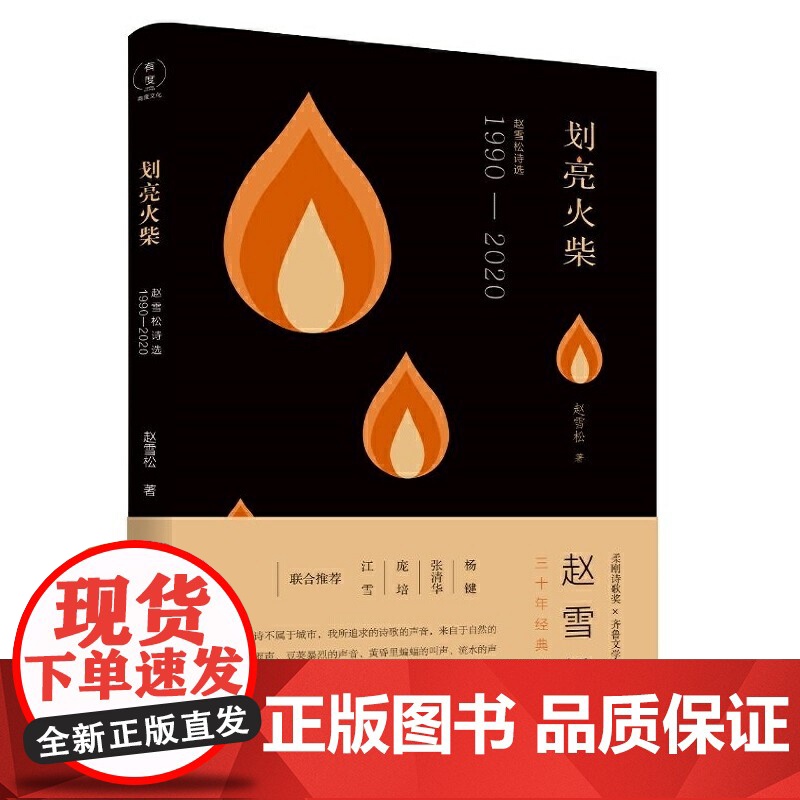 划亮火柴 赵雪松诗选1990—2020(柔刚诗歌奖、齐鲁文学奖得主 赵雪松三十年经典诗选 杨键、张清华、庞培、江雪联合)高清大图
