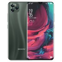 朵唯(DOOV) X11Pro 安卓智能手机 6+128G 翡翠绿 6.53英寸水滴全面屏 4G全网通双卡双待 超薄侧面指纹 八核游戏手机 学生拍照备用老人商务手机