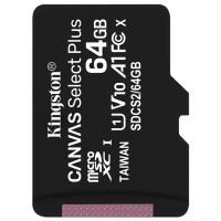 金士顿(Kingston)64GB TF卡手机内存卡 读100MB/s存储卡 V10 U1 A1 Micro SD卡