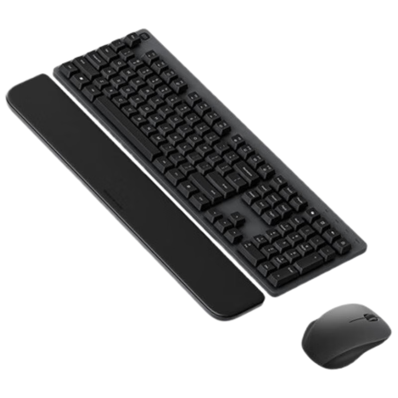 小米无线键鼠套装 舒适版 深空黑 全尺寸108键盘鼠标 轻薄便携 2.4G无线传输 电脑笔记本办公键鼠套装