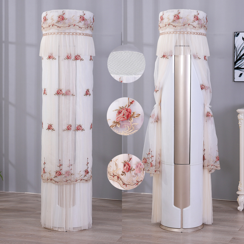 空调罩海尔格力美的圆形奥克斯柜机立式圆柱空调套开机不取防尘相思