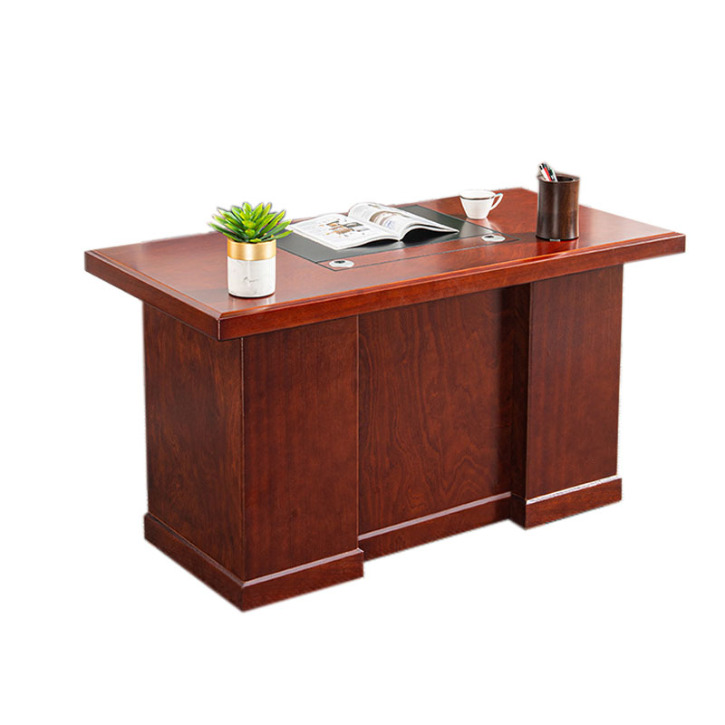戌林 木质办公桌1400*600*760mm/张高清大图