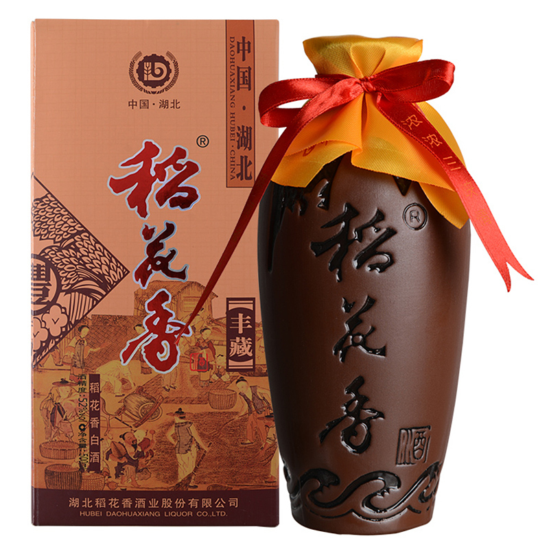 稻花香 白酒 丰藏52度500ml*6瓶整箱(内送2支手提袋)