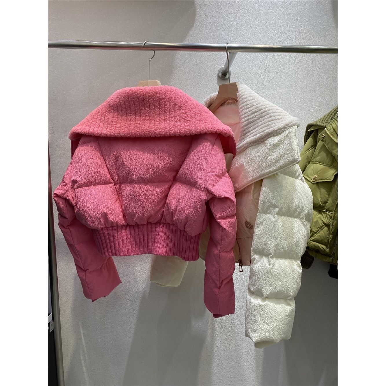 2025年新款棉服女冬季短款韩版宽松设计感棉衣时尚棉袄洋气外套潮高清大图