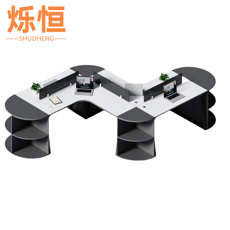 烁恒 职员工位 四人位 套高清大图