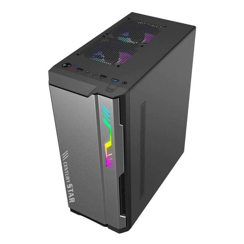铭能 i9级十核E5-2670V2/RX580 8G独显/16G内存/512G固态 台式电脑 DIY组装机 台式机 电脑主机 组装电脑 家用办公商务学生游戏台式主机+24英寸全套高清大图