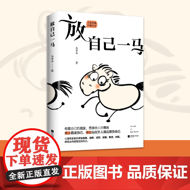 放自己一马正版心理学家丛非从教你摆脱精神内耗 摆脱抑郁停止精神内耗自救指南拒绝反内耗心理学的书入门基础正版反脆弱心里学高清大图