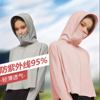 蕉下防晒衣防紫外线女士透气女冰丝upf50薄长袖披肩焦下防晒服