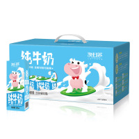 澳日苏 牧场精品纯牛奶 250ml*12盒 礼盒装
