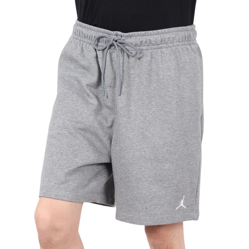 Jordan运动潮流宽松透气法式毛圈男款篮球短裤男款炭黑白色高清大图