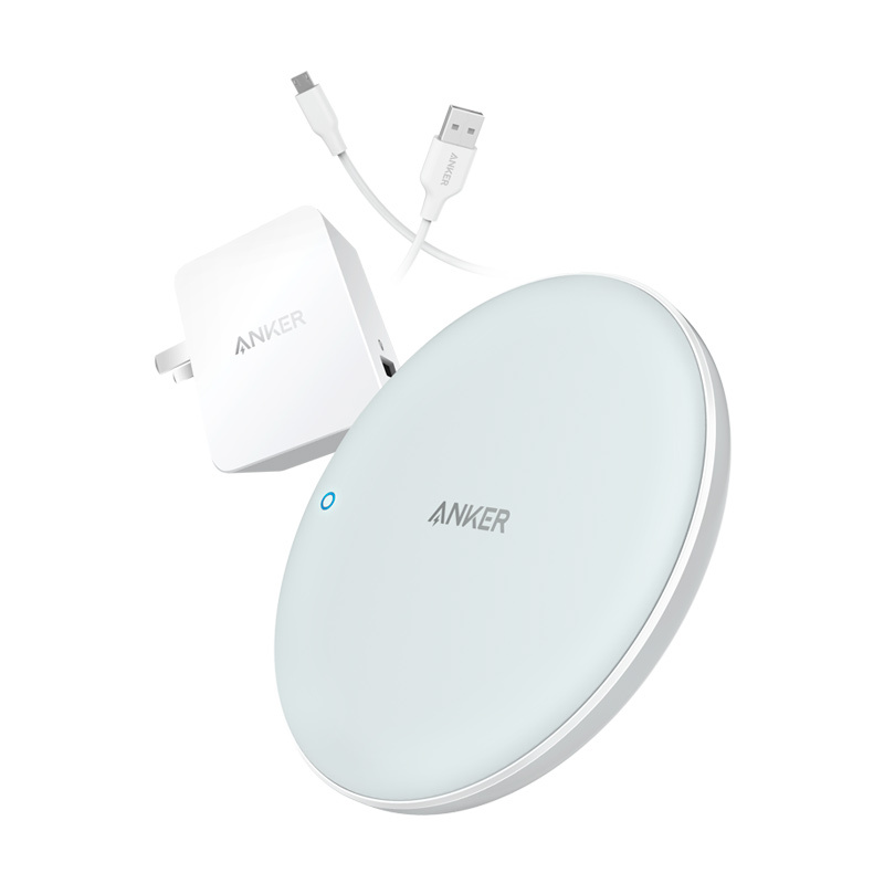 Anker手机充电器b2522 Anker 三合一智能无线充电器白色 B2514p21 价格图片品牌报价 苏宁易购苏宁自营