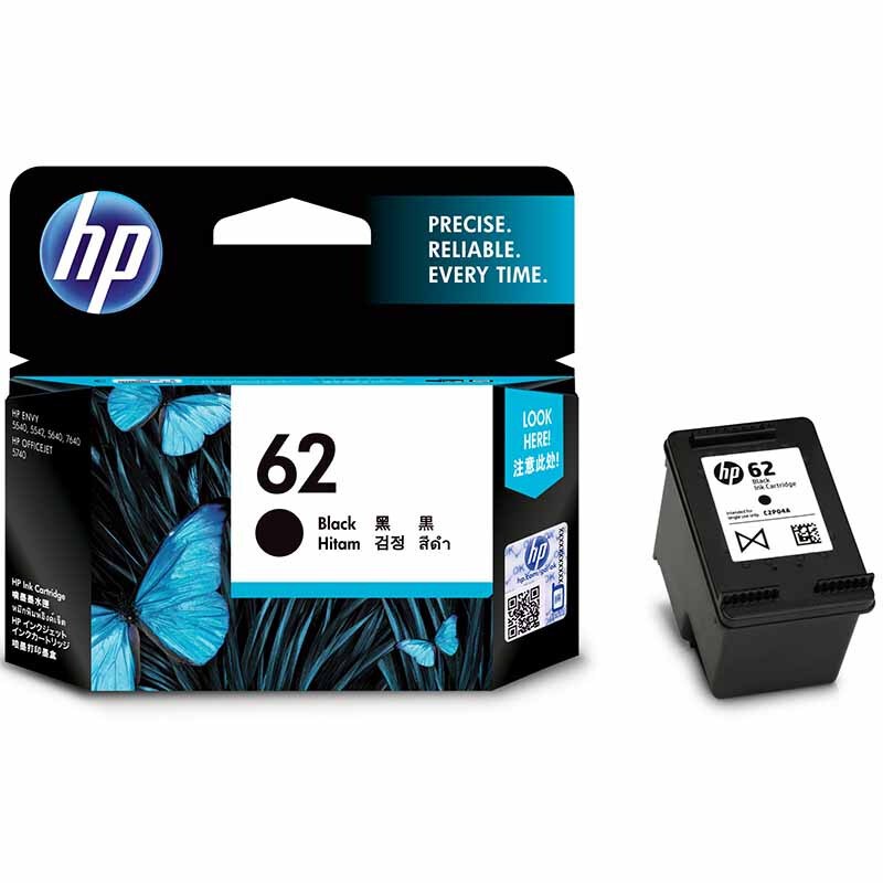 惠普(hp)C2P04AA 62号 原装黑色墨盒宁选