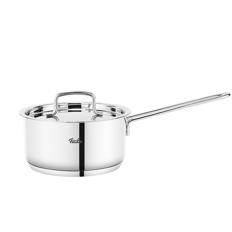 德国菲仕乐/Fissler 三件组套装带钢盖 礼品套锅 不锈钢奶锅煮锅炖锅煎锅 多用途304不锈钢燃气灶电陶炉电磁炉通用