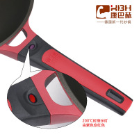 康巴赫帕滕基兴不粘锅炒锅 合金炒菜锅铁锅具 30cm 平底锅家用电磁炉燃气灶明火通用