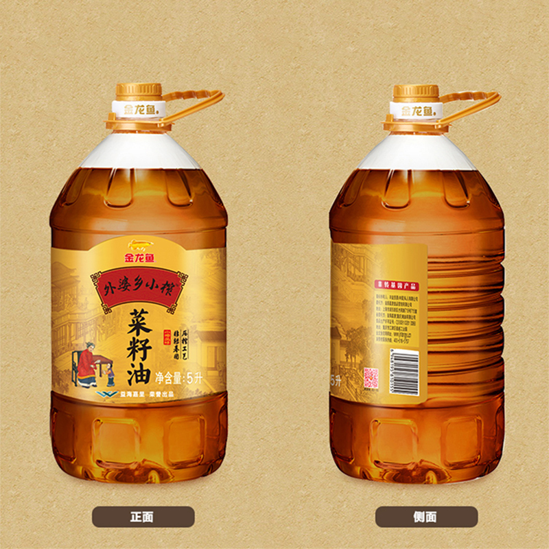金龙鱼外婆乡小榨菜籽油 5L