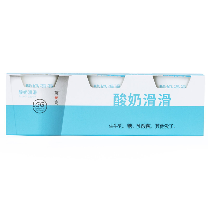 简爱 酸奶滑滑·裸酸奶 100g*3盒