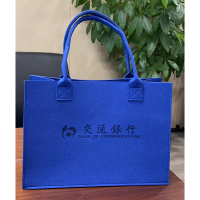 毛毡包手提袋定制 尺寸35*25,材质2mm 正反印刷