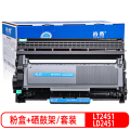 格然 联想LT2451碳粉盒 适用 Lenovo M7455DNF M7605D M7615DNA硒鼓 粉盒 墨盒 LT2451碳粉盒+LD2451鼓架/硒鼓（套装）