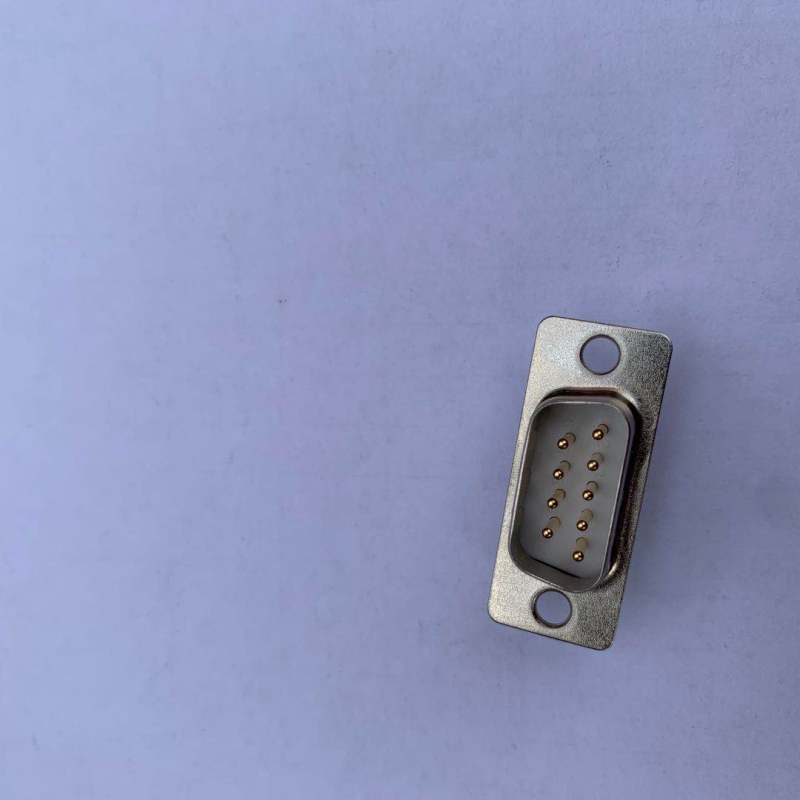 xinerkldb9插头串口头db9插头针公焊线式串口插头插座镀全金