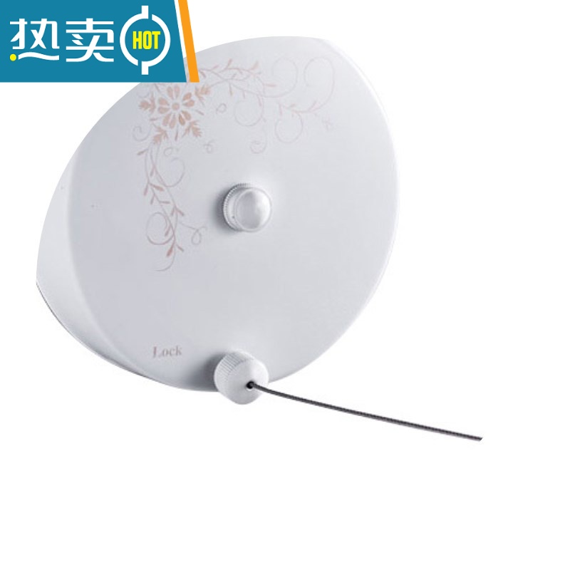 敬平免打孔隐形晾衣绳室内不锈钢丝晾衣架晾衣器可伸缩晾衣绳子 圆形钢丝绳3.8米(免打孔)高清大图