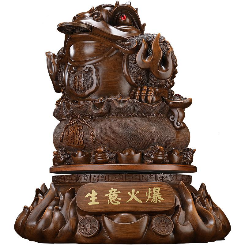 家柏饰(CORATED)金蟾摆件实用大气公司饭店铺收银台装饰开张送礼开业礼品高清大图