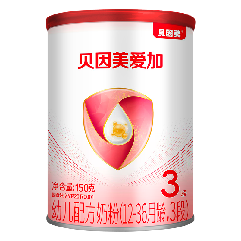 贝因美爱加幼儿配方奶粉（12-36月龄，3段）150g