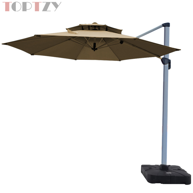 探在途 TZT5072115 户外遮阳伞庭院伞别墅露天花园罗马伞 3.0米 铝合金款