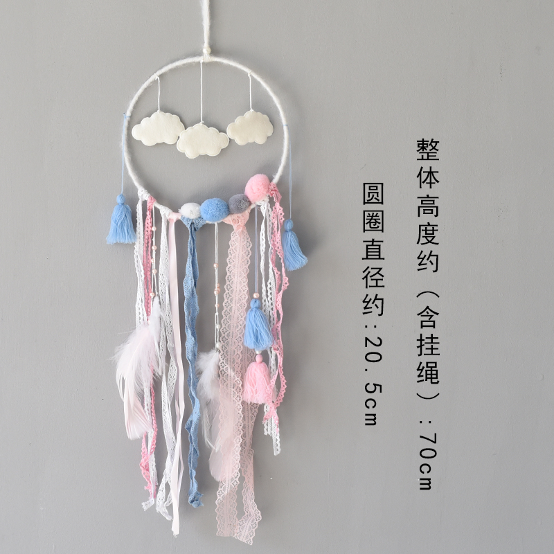 ins北欧风格创意墙上壁挂装饰品小挂件捕梦网家居卧室个性壁饰 三维工匠 M-10高清大图