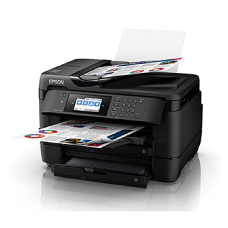 爱普生(EPSON)彩色喷墨商务多功能一体机 WF-7728 A4/A3+ 双面打印/复印/扫描/传真 含2个纸盒