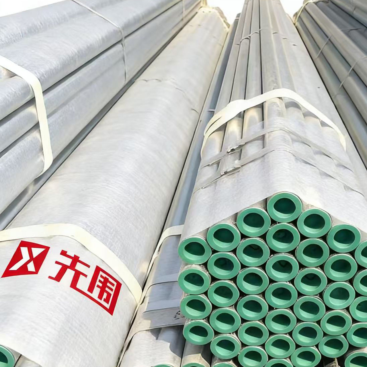 先围 镀锌衬塑管DN65 6000*76*4mm 米高清大图