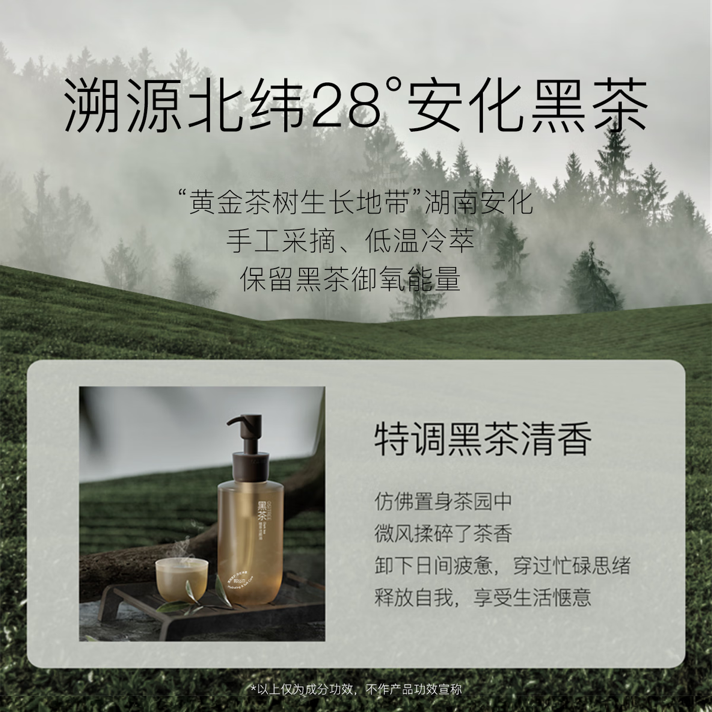 柳丝木 黑茶植萃洁颜油 225ml高清大图