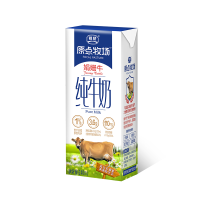 银桥乳业 原点牧场娟珊牛纯牛奶成人早餐奶240ml*10盒