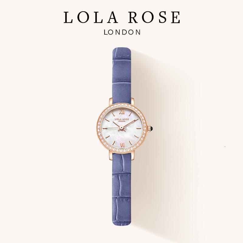 Lola Rose小金表 手表女简约气质皮带母贝表盘22mm