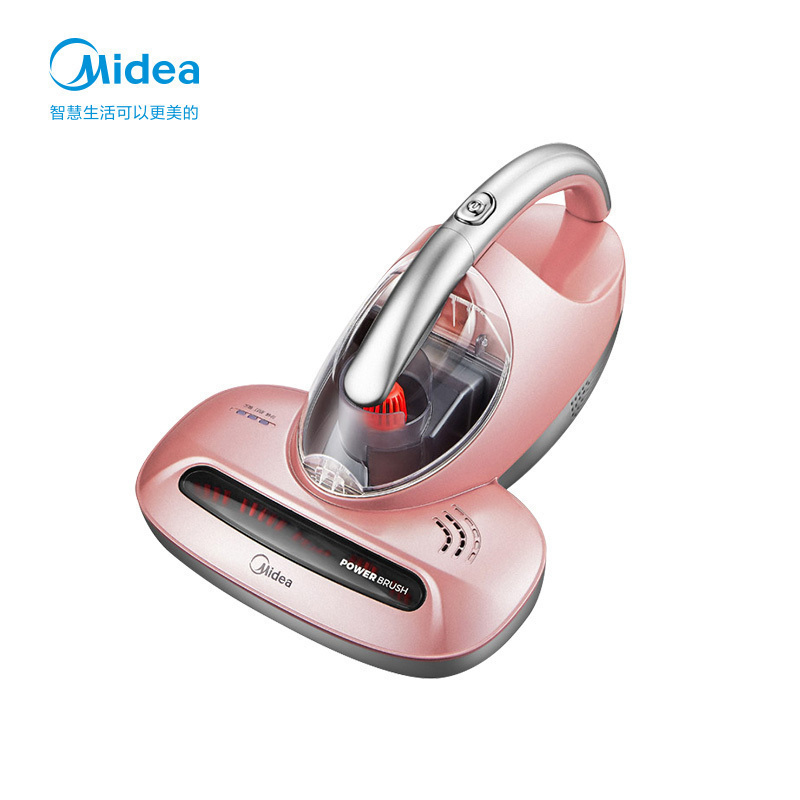 美的(Midea)除螨仪 紫外线手持床上除螨机 宽吸口高频拍打 吸螨器除螨虫 家用除螨吸尘器VM1711(B3)