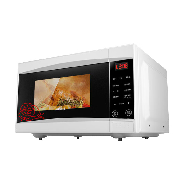 格兰仕 SRS-GF20 微波炉 烤箱一体机饭盒加热家用小型 微晶平板 操作便捷高清大图