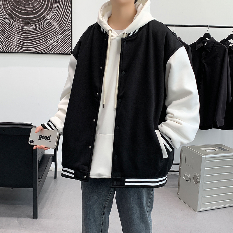 蒙洛里克夹克外套男士2024秋冬季新款休闲百搭潮牌棒球服男装上衣762214