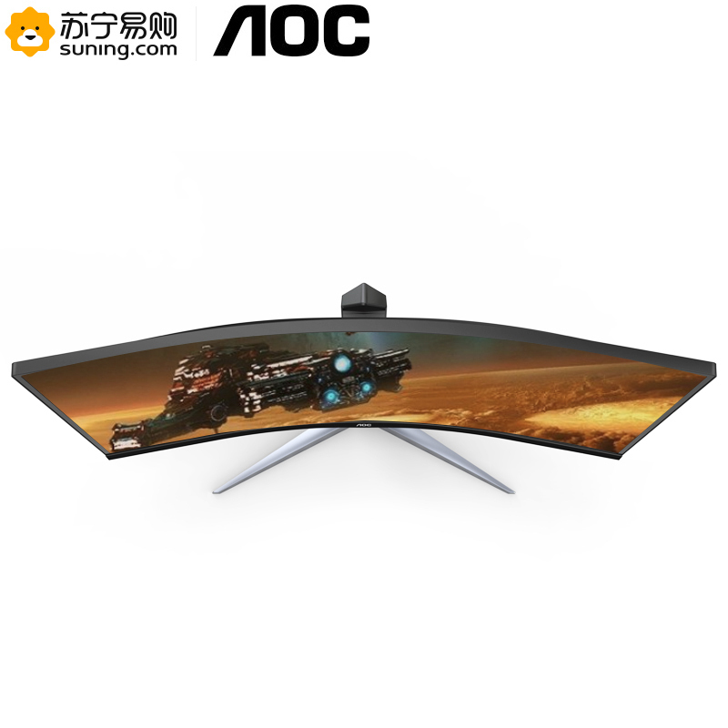 冠捷(AOC)34英寸曲面带鱼屏 LED背光 低蓝光 HDMI 200Hz 2K刷新率 超薄无边框 液晶台式电脑显示器144(CQ34G2Z)