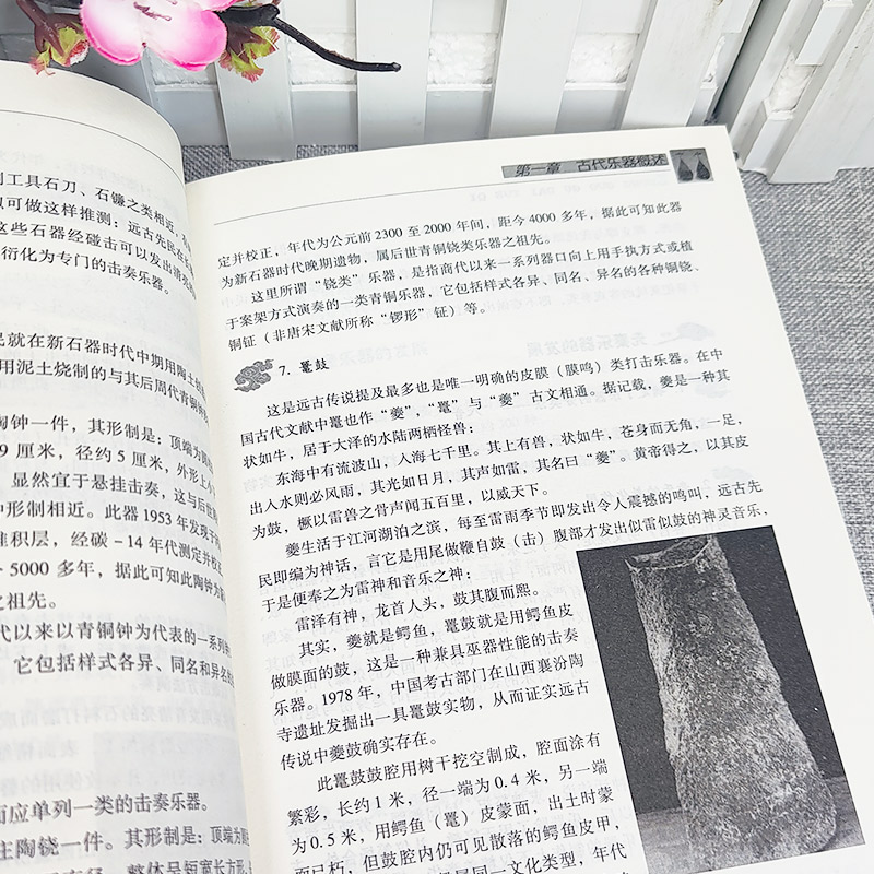 [正版]中国古代乐器 中国传统民俗文化艺术系列 中国乐器的发展演变的历史乐器发展简史 不同乐器的合奏演出形式高清大图