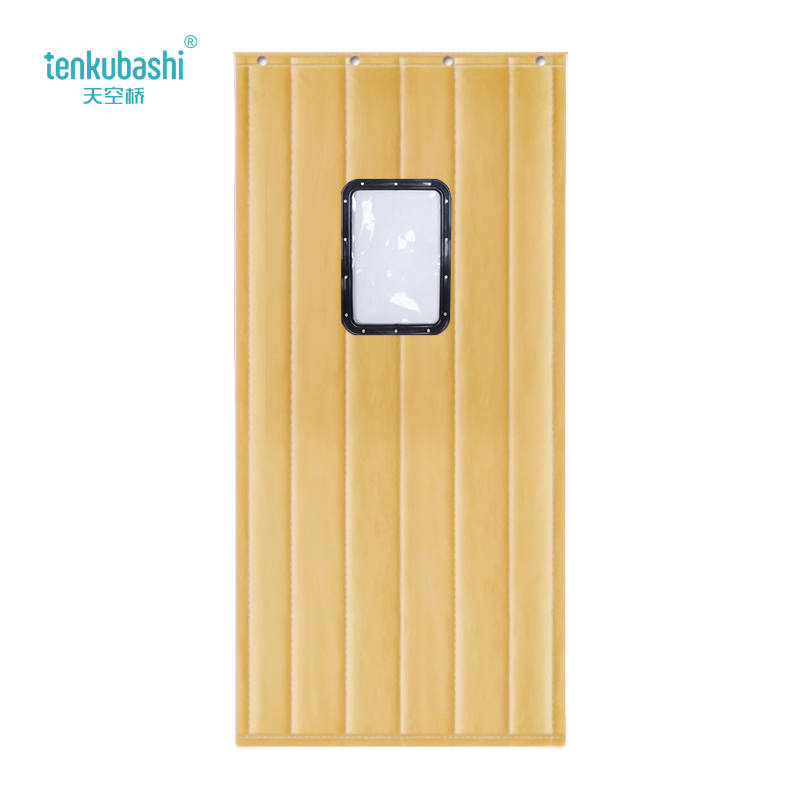 天空桥 棉门帘 MML-7金黄色40*60cm三层棉 平方米高清大图