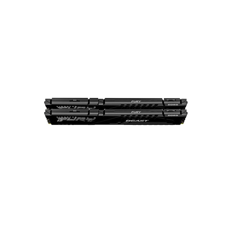 金士顿骇客神条FURY 16GB(8G×2)套装 DDR5 5200 台式机内存条 Beast野兽系列高清大图