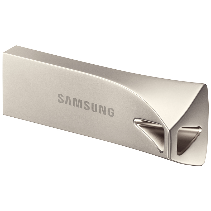 三星(SAMSUNG)32GB u盘usb3.1金属高速车载学生笔记本电脑U盘优盘 BAR升级版+ 香槟银