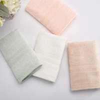 竹印象 zyx-03009 紫色蝴蝶结毛巾面巾2件套 30cm*60cm/75g(单位:套)