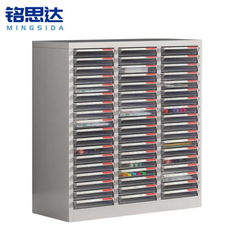 铭思达档案柜54抽台高清大图