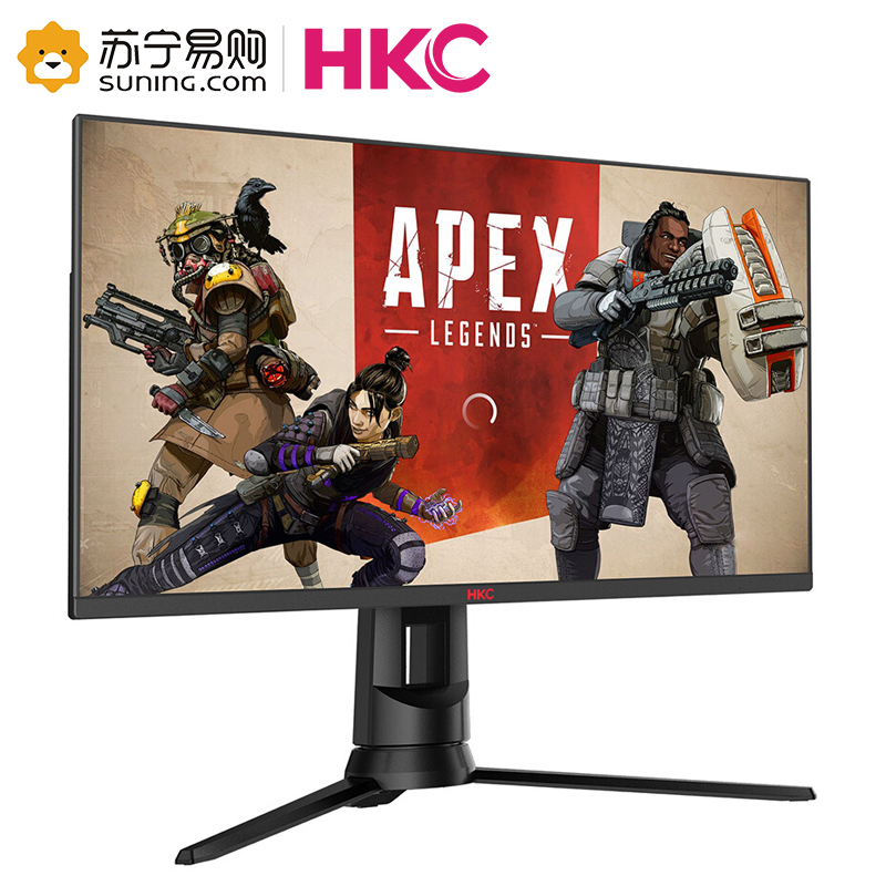 HKC GP279S 27英寸直面电竞hdmi显示器165hz升降旋转吃鸡游戏