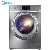 美的(Midea)VDL1D100ITY4 新品10公斤大容量全自动全驱变频洗脱一体洗衣机 家用巴赫银 全驱黑科技