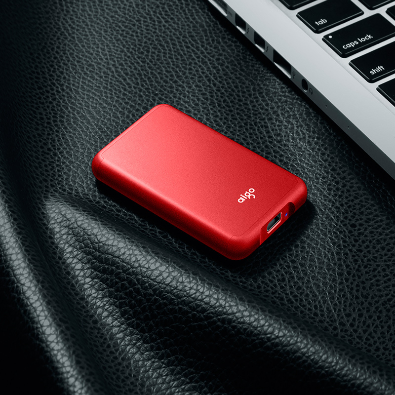 爱国者(aigo)S7 移动固态硬盘(PSSD) 500GB 红色 读速高达520MB/s USB 3.1 金属抗震防摔 高速传输 海量存储 多色可选